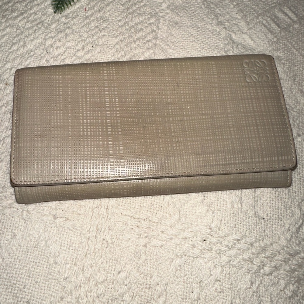 Authentic Loewe Tan Wallet